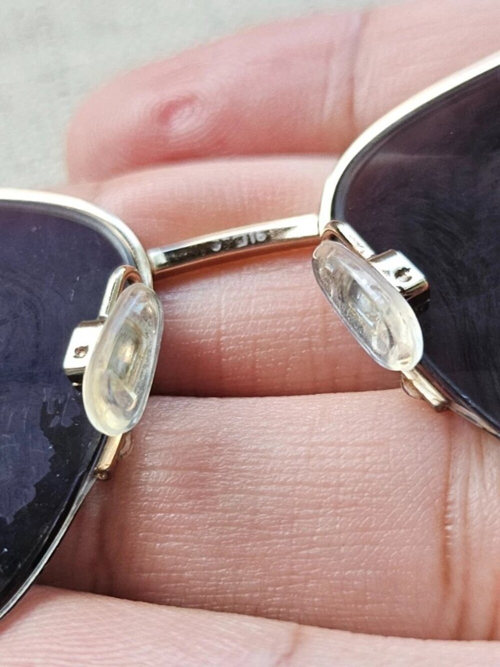 Vintage Tura Ladies Eyeglasses Frame Half Rim Gold Glasses Made USA Read descr - Picture 10 of 12